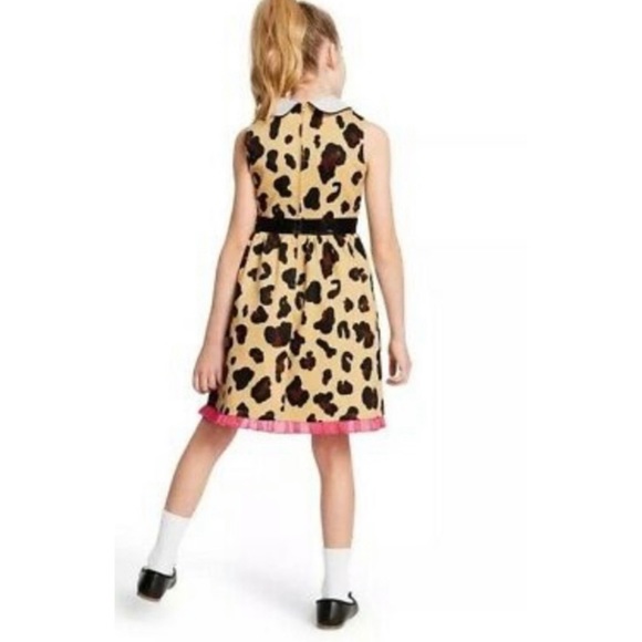 Harajuku Mini Girls Leopard Print Sleeveless Dress - Picture 2 of 10